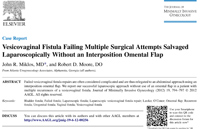 Laparoscopic Management of Recurrent Vesicovaginal Fistula